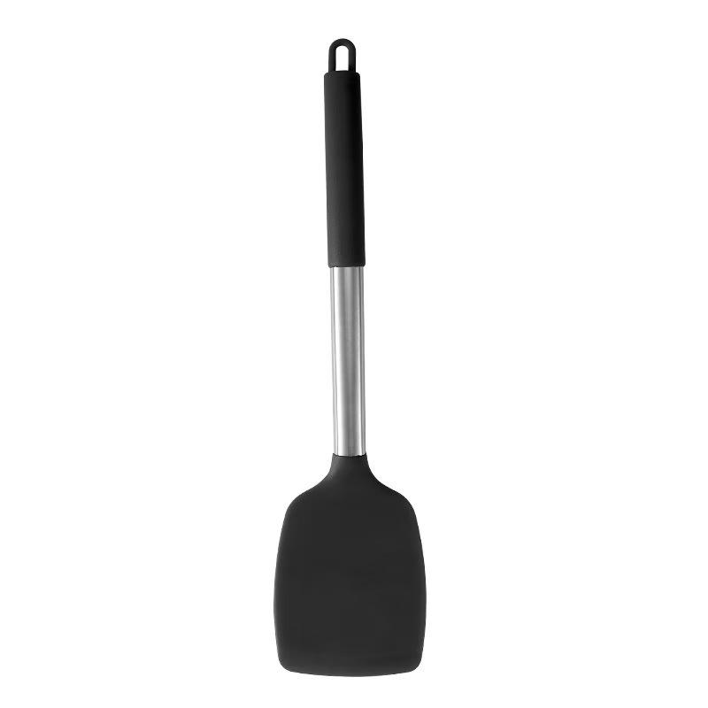 Набор силиконовых лопаток, 2 шт., термостойкие, антипригарные, лопатка для стейка, кухонные принадлежности для приготовления пищи, набор кухонной утвари, набор лопаток