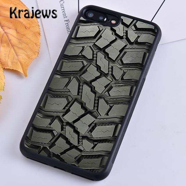 Car Tire Tyre Tread skin For iPhone 17 Air 16 Phone Case Cover 15 14 plus 12 pro max coque Shell Fundas