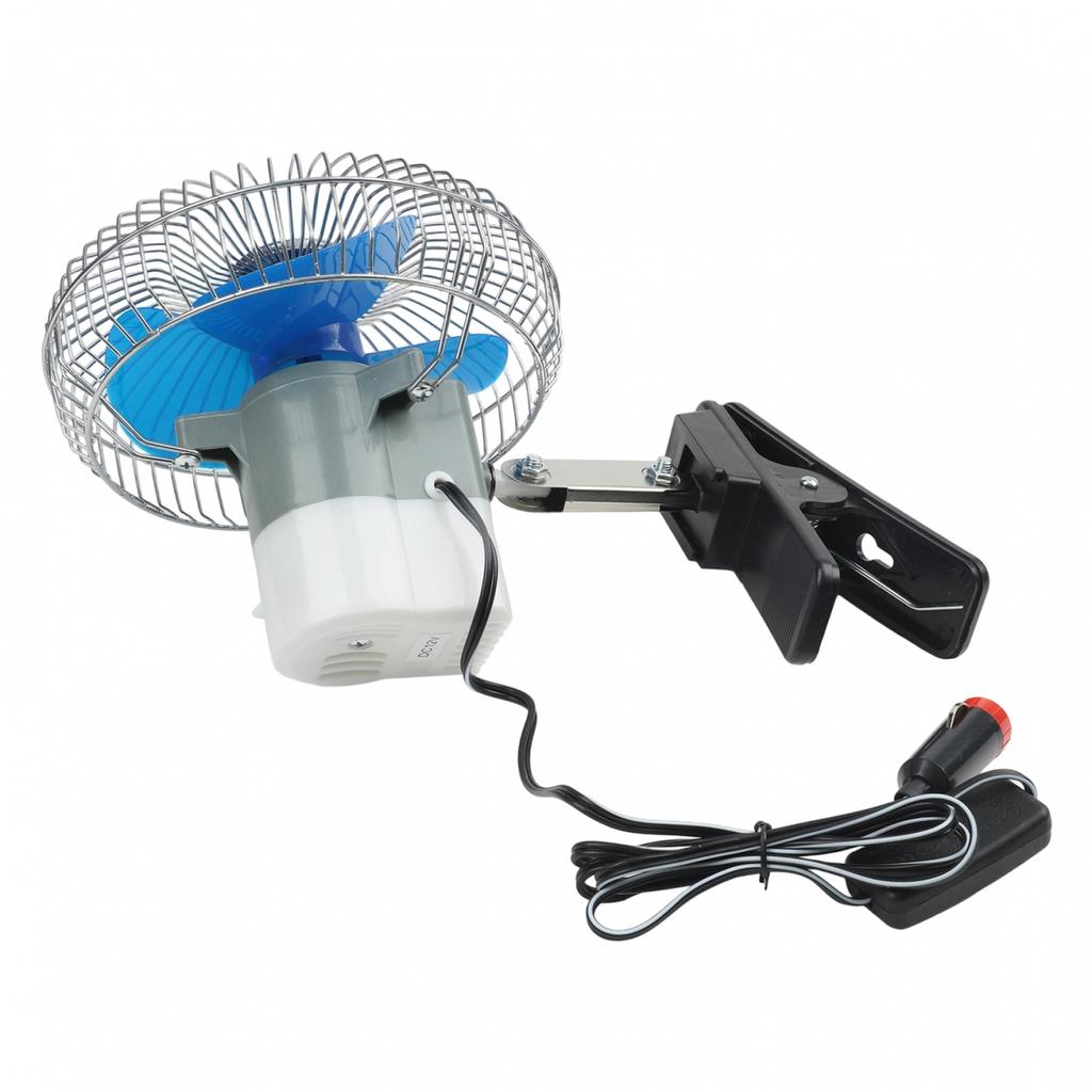 Verstellbarer Clip-Ventilator DC-Autolüfter LKW-Ventilator Automatischer Schwenkkopf