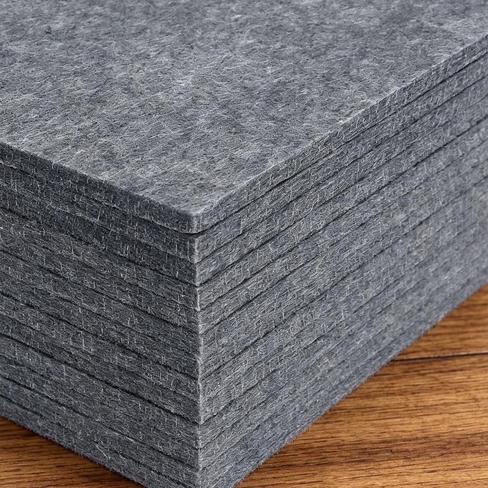 5pcs Professional Durable DIY Leather Handicraft Punching Assisted Pad Tools, 30 * 20cm Gray High-density Sound-absorbing Pad