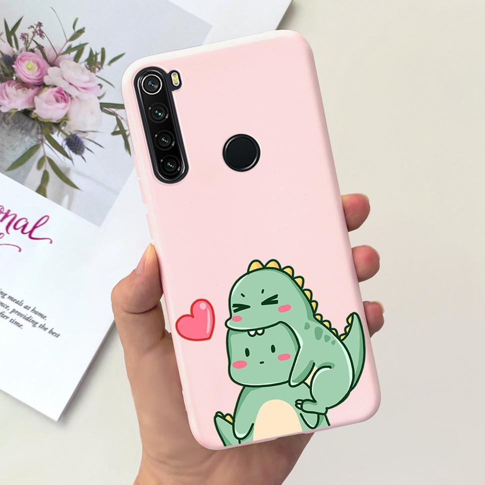 For Xiaomi Redmi Note 8T Case Candy Painted Cover For Xiaomi Redmi Note8T M1908C3XG Silicone Soft TPU Fundas Case Bumper 6.3"