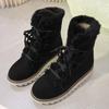 Autumn and Winter Footwear Plus Size Comfortable Thick-soled Short-sleeved Women's Boots and Shoes