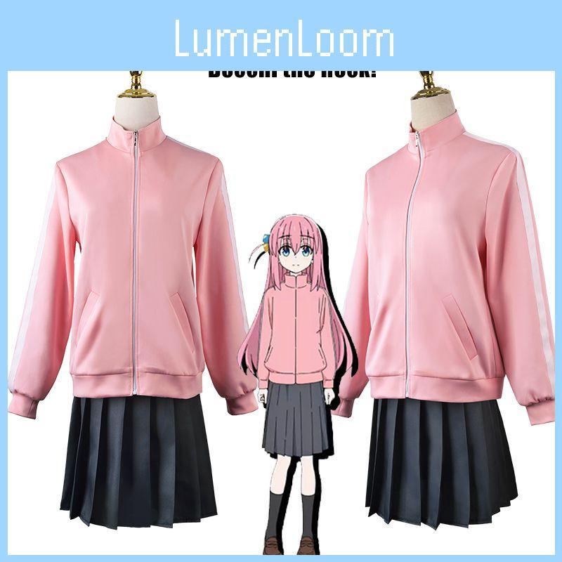 Bocchi A Rocha! Fantasia Cosplay Gotou Hitori Confortável Durável Uniforme Roupa Para Festa à Fantasia