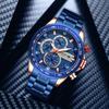Fashion Large Dial Men'S Watch, Furnace Vacuum Plated Stainless Steel With Quartz Watch Men