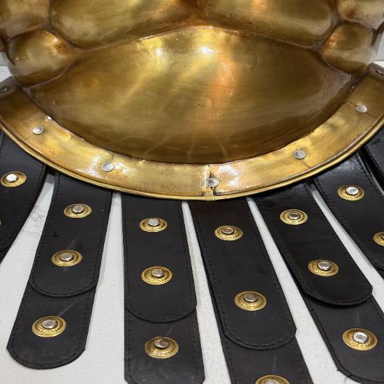 Handgefertigte römische Muskelpanzerung aus 18 Gauge Stahl – Mittelalterliche Ritterbrustpanzerung für LARP, Cosplay & Sammler