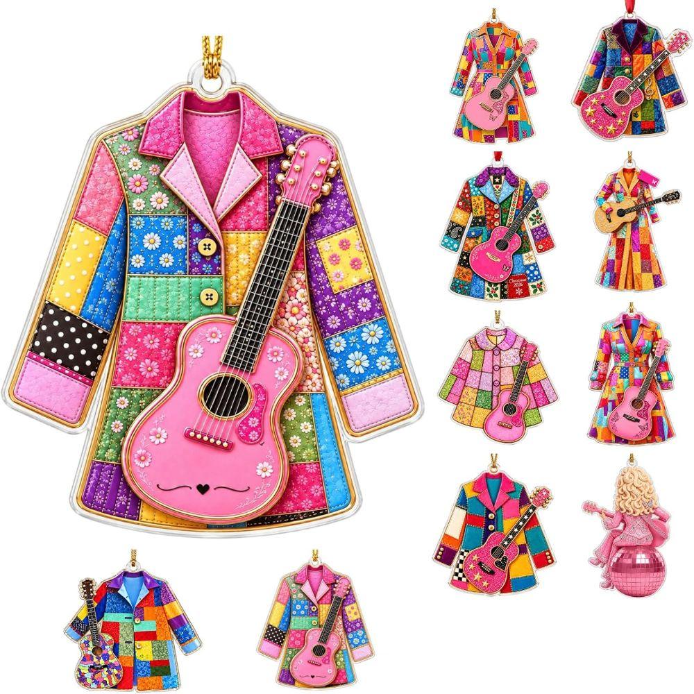 Acrylic Dolly Christmas Ornament Lightweight Xmas Tree Hanging Decor Christmas Party Decor