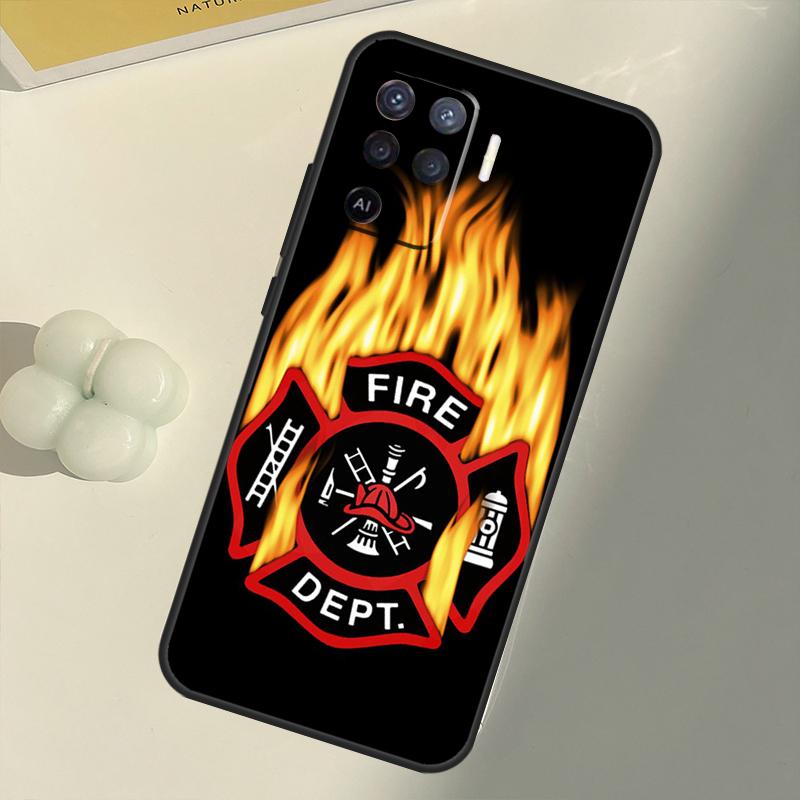 Firefighter Heroes Fireman For OPPO Find X3 Lite X5 Pro A5 A9 A31 A53 S A83 A91 A93 A54 A74 A94 A15 A16 A52 A72 Case