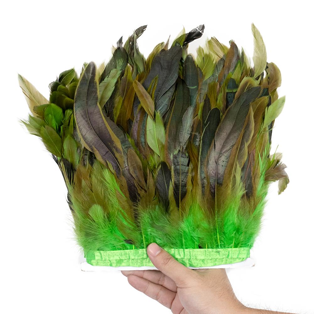1M 2M 5M 10Meter Natural Rooster Feathers trim fringe 15-20cm Ribbon plumes For Craft ribbon fringe for skirt Party clothing