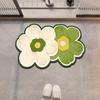 Irregular Diotomite Bathroom Mat Absorbent Shower Foot Mats Quick Dry Non-Slip Bath Carpet Toilet Rugs Doormat Washable