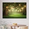 1 Magic Forest Party Background Cloth - Durable polyester material, suitable for weddings and birthdays