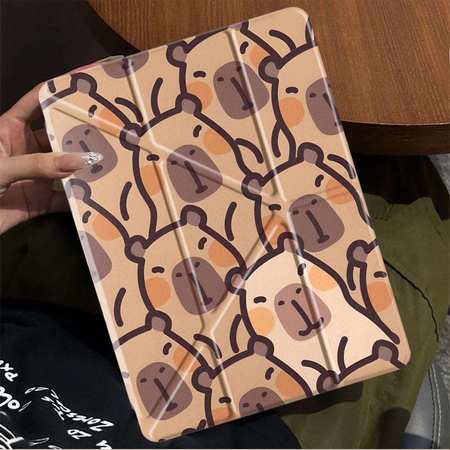 Tablet Case For iPad Pro 11th 10th 9th 8th 7th 12.9inch Pro 2025 Mini 6 7 Air 4 5 M3 M2 1 2 M4 11inch Holder Cover Guinea Pig