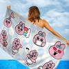 Kawaii O-Opanchu Usagi Beach Towel Cartoon Cute Summer Kids Large Bath Pool Beach Towel Microfiber Absorbent For Swimming Travel