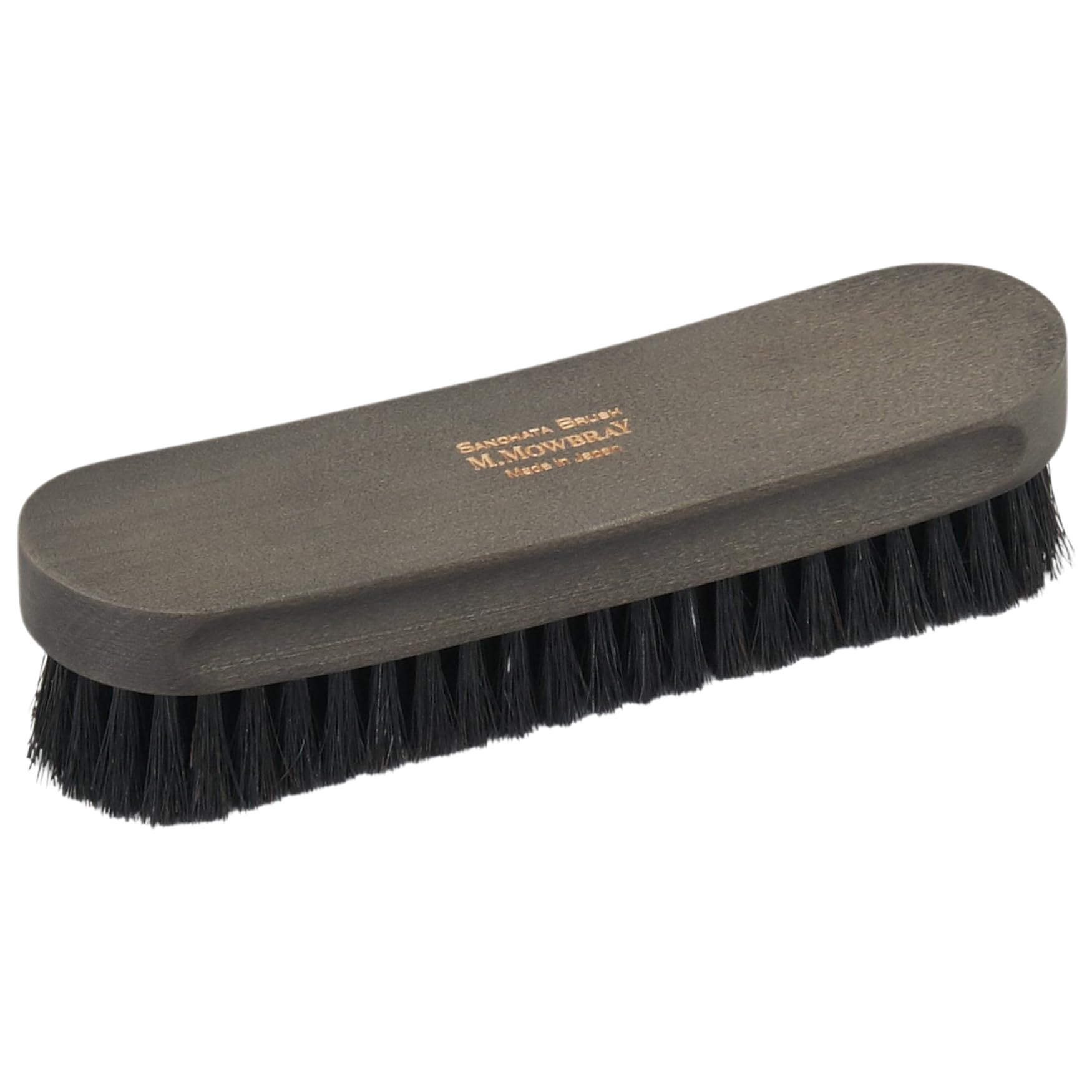 M.MOWBRAY (M. Mowbray) Polishing and Finishing Brush, Made in Japan, Boar Bristle Brush, SANOHATA Brush