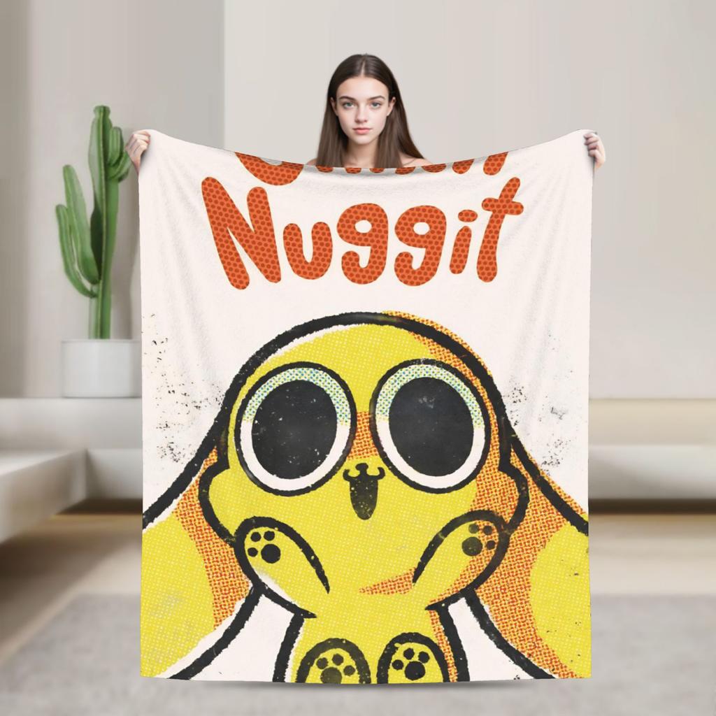 Chikn Nuggit Cartoon Anime Super Weiche Decke Plüsch Überwurfdecke Bequeme Outdoor Flanell Bettdecke Sofa Bettbezug