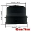 1/2/4/6X 80mm To 75mm Diesel Parking Heater Duct Ducting Pipe Joiner Connector Air Vent Outlet Reducer For Car Van Truck Camper
