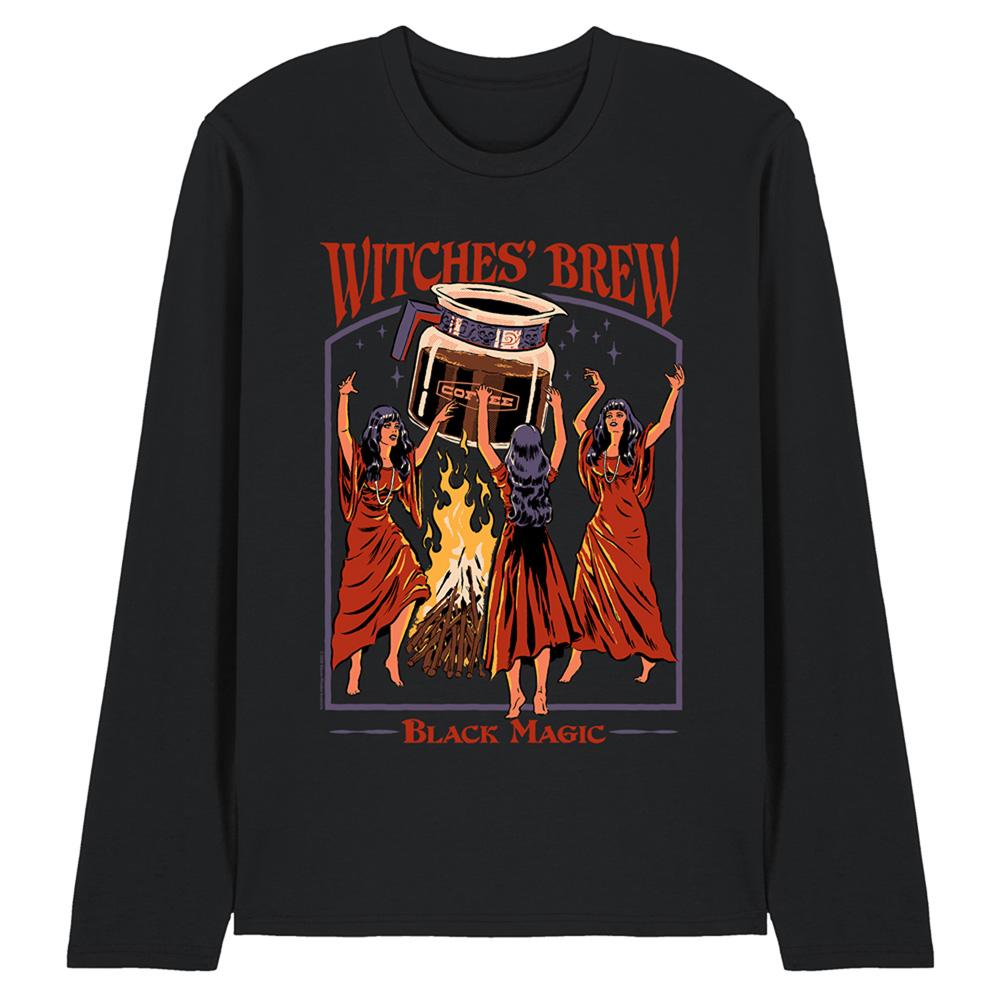 Steven Rhodes Unisex Adult Witche´s Brew Long-Sleeved T-Shirt