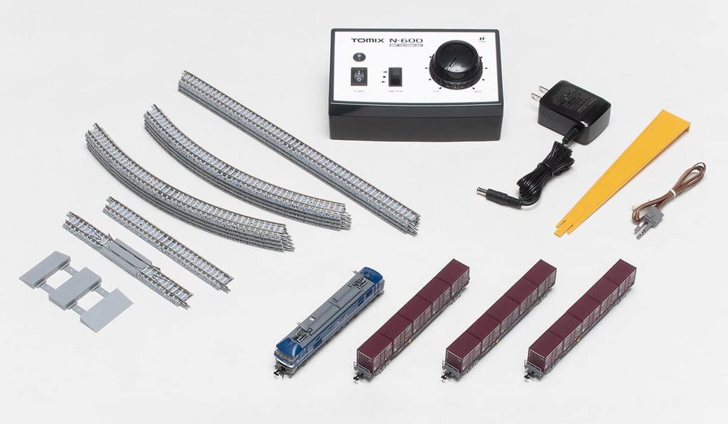 TOMYTEC TOMIX Spur N Basisset SD EF210 Containerzug-Set 90181 Eisenbahn-Modellbau Einsteigerset
