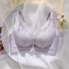 Women's Wire-Free Lace Push-Up Bra: Anti-Sagging, Side Support, Adjustable Fit, Minimizes Look of Large Breasts