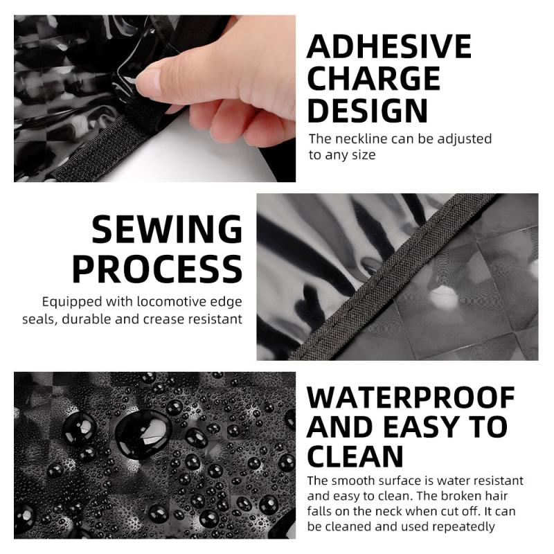 Barbershop Hairdressing Cape Waterproof Hair Coloring Wraps For Hair Color Shampoo Perm Hair Dye Cloth Haircut Cloak Tools