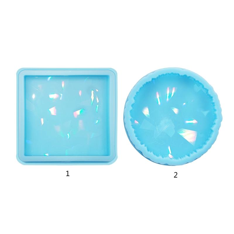 Placemat Tray Molds DIY Coaster Molds Silicone Tray Molds Epoxy Resin Casting Molds for DIY Casting Home Decoration
