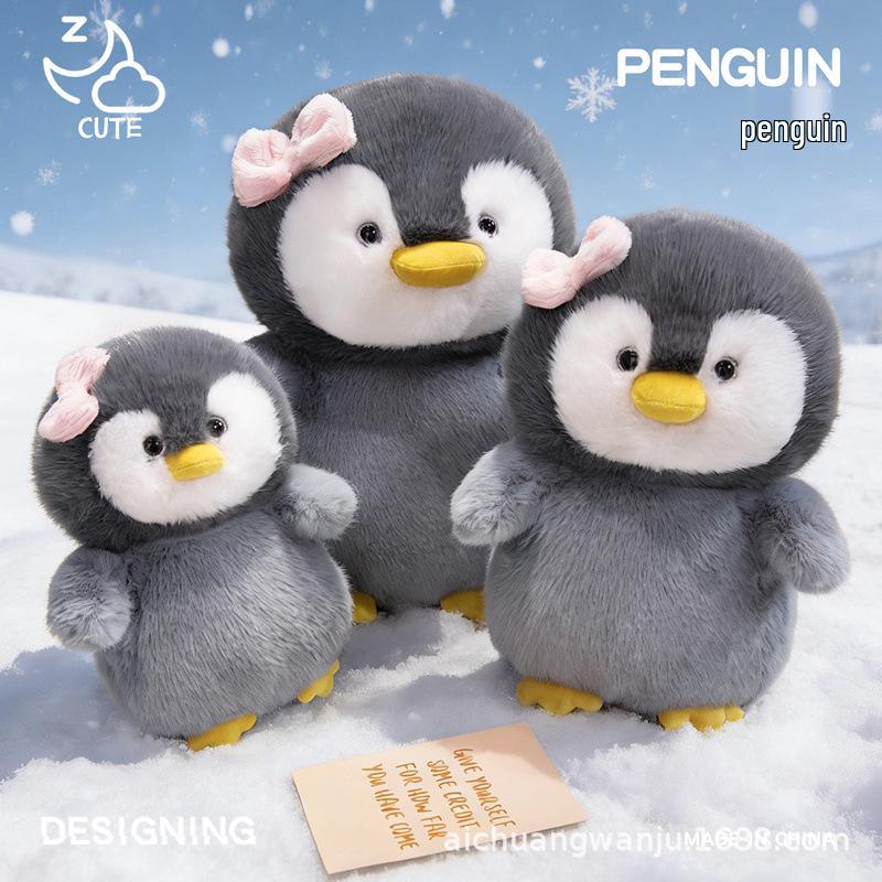 

Cartoon Penguin Plush Doll - Cute Home Ornament & Comfort Pillow for Kids 25 cm