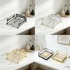 Iron Napkin Holder With Geometric Design For Dining Room And Cafe Decor