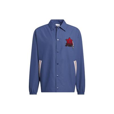 Originals Logo Brand Polo Collar Jacket for Men, Blue