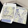 Pyjama Set met Luipaardprint voor Dames Idyllische Stijl Lange Mouw Broek Vrouw Lounge Herfst Winter Cartoon Nachtkleding