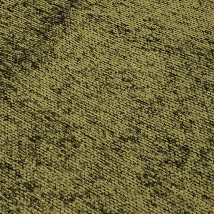 Living Room Rug In Washable Cotton Polyester Flat Weave Green 120x170