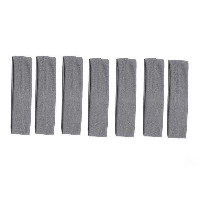 7PCS Elastic Sports Headbands For Women Stretchy Candy-Colored Hairbands Fashion Sweatbands Fitness Yoga Running Cycling 2025
