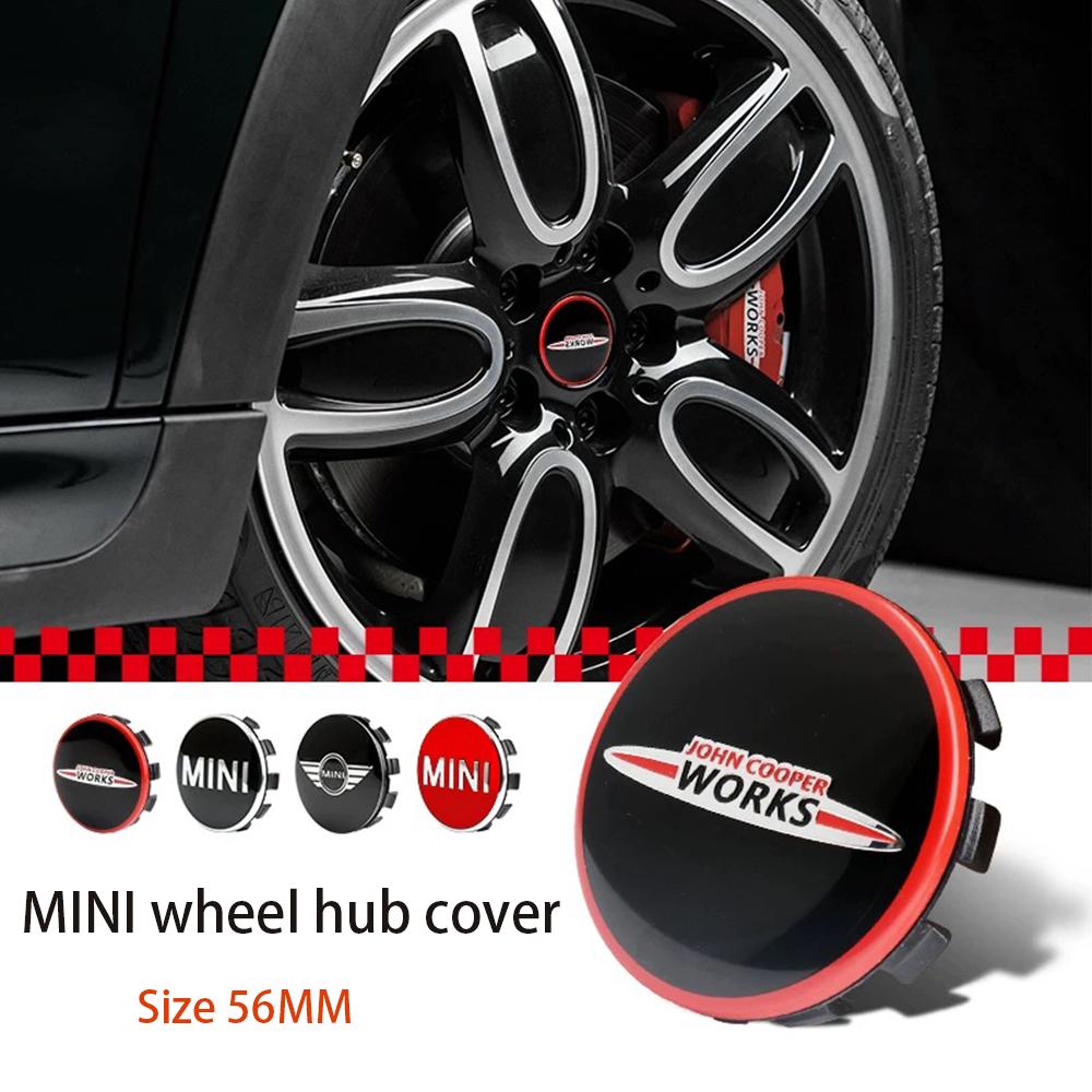 56mm/54mm 4szt. Nakładki na środek piasty koła samochodowego Odznaki Akcesoria Do MINI Cooper S Works JCW R55 R56 R50 R53 R60 R61 F54 F55 F56