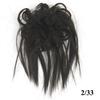 Fashion Women Wig Curly Claw Clip Flower Bud Fake Hair