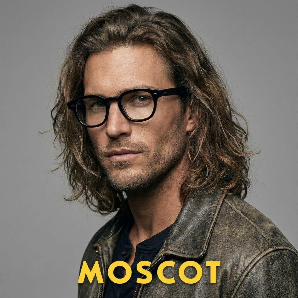 Used MOSCOT LEMTOSH Black 46 size Krings processed (Asian fit specification)