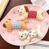 Cute Puppy Plush Keychain Ornament - Cartoon Figure Decoration for Bags or Gifts