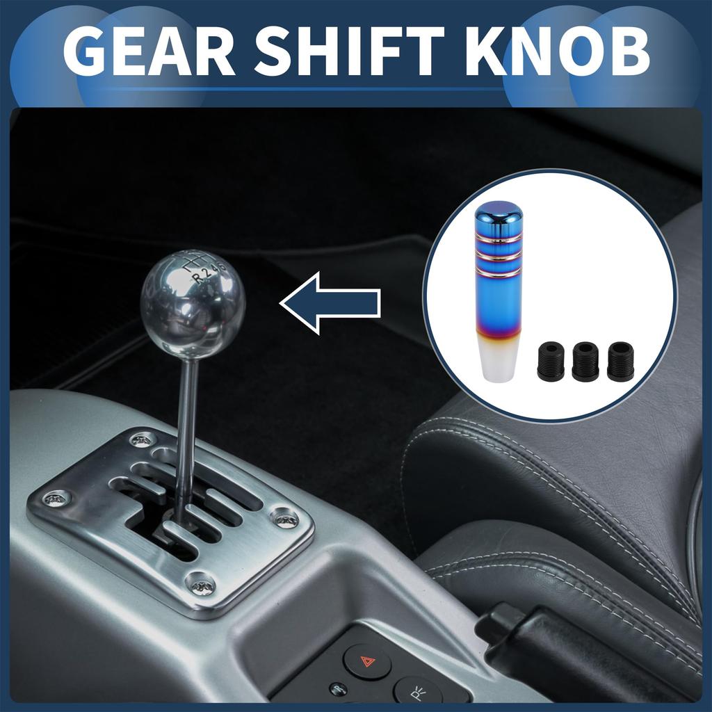 INFINAUTO Car Shift Knobs 13cm Universal Automatic and Manual Car Gear Shift Knob with