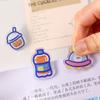 Clip Cartoon Letter Clip Index Clamp Paper Clip Transparent Clip Binder Clips Snacks Sealing Clip