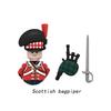 Napoleonic Wars Military Soldiers Building Blocks Sets WW2 MiniFigures French British Fusilier Rifles Bagpiper Weapons Kids Toys