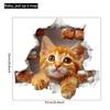 Cute Cat Wall Sticker Removable Adhesive for Kids Room Nursery Kindergarten Home Decor Wall Decals
