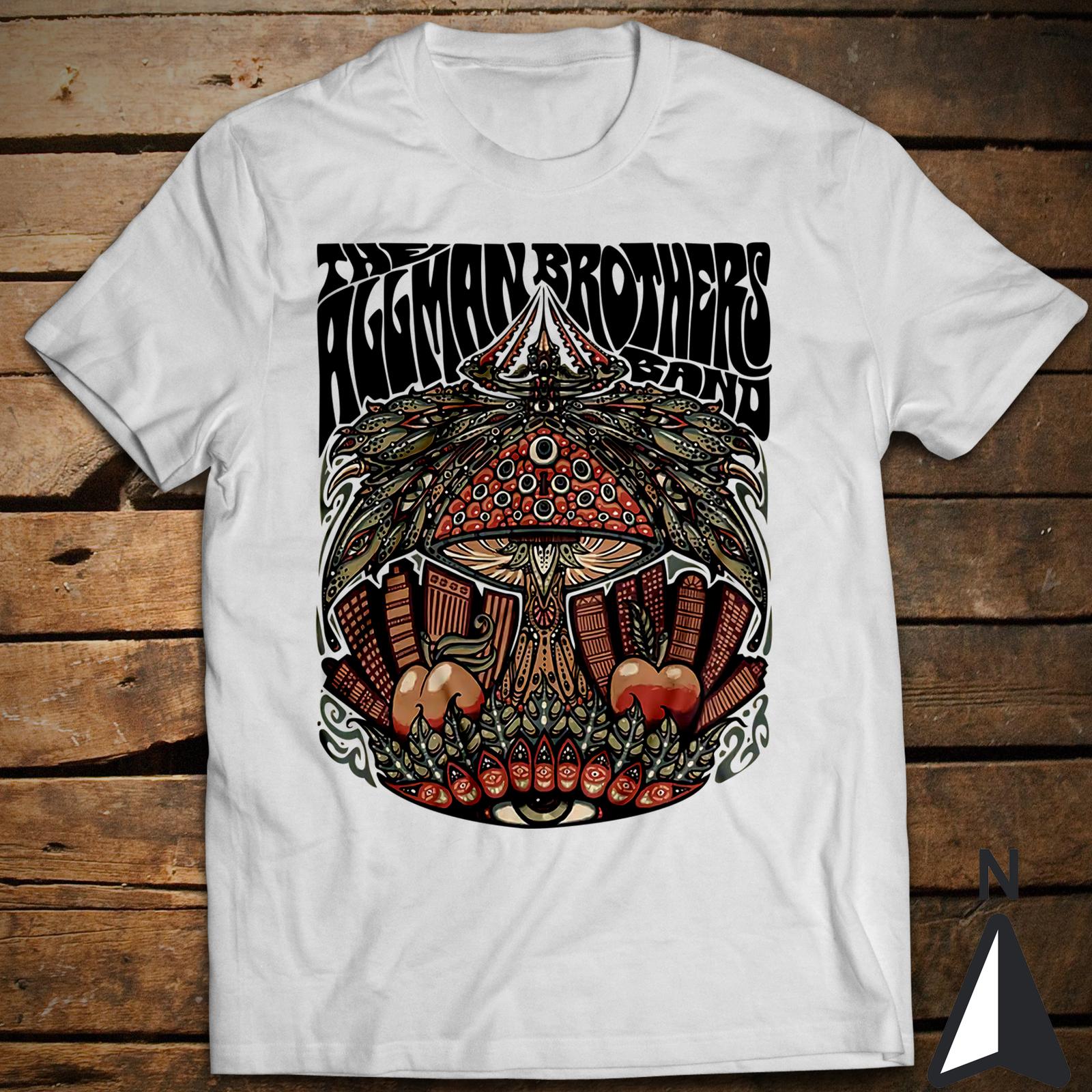 Rock Music T-shirt The Allman Brothers Band Where It All Begins Down in Texas 71 S
