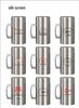Stainless Steel Thermos Mug with Handle - Custom Logo for Office, Business Events, Parties, and Anniversaries