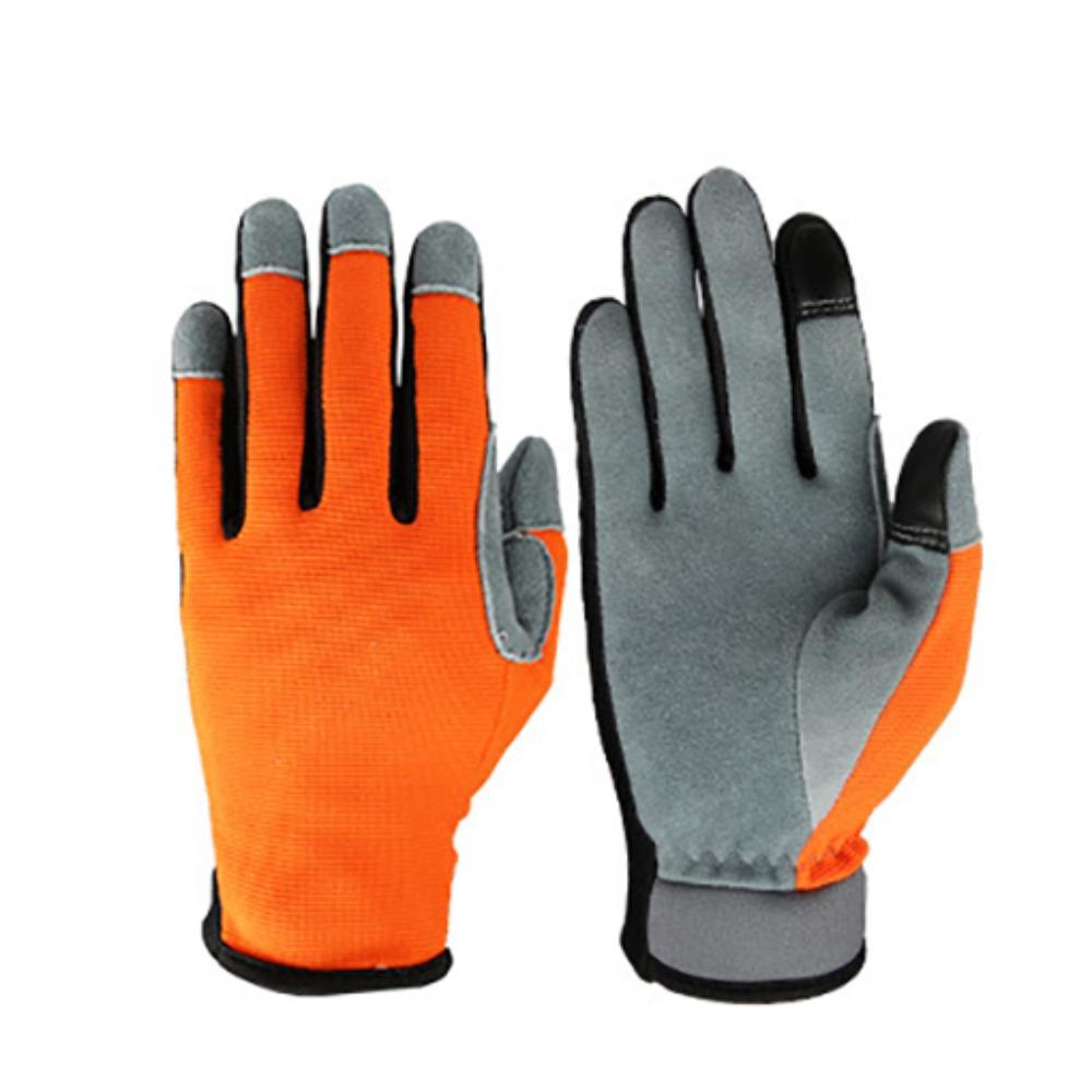 

Touchscreen Gloves Winter Thermal Gloves Non-slip Outdoor Work Gloves Horticulturist M оранжевый
