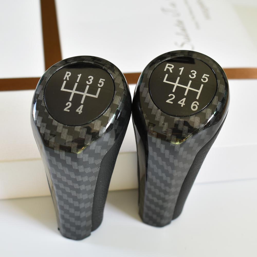 Vhodné pro BMW řady 1 3 5 6 E30 E32 E34 E36 E38 E39 E46 E53 E60 E63 E83 E84 E90 E91 Car 5 6 rychlostní kožená hlavice řadicí páky