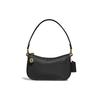 New Nylon Shoulder Bag Crossbody Bag Mahjong Bag Medium Size Women's Black C1982-B4BK