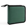 Oxford Cloth 40-tablet CDs Capacity Auto Disc Holder Water Resistant and Wear Resistant for Quickly Access During Drive