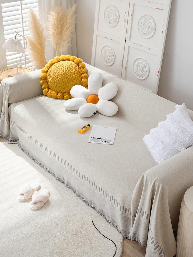 

Чехлы для диванов, одеяла, чехол для дивана из синели для гостиной, современные защитные чехлы для диванов, мягкие универсальные чехлы для всех сезонов, декор дивана 180X130cm светло-серый