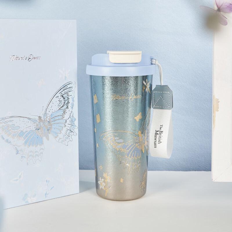 Gongli British Museum Butterfly Titanium Insulated Bottle