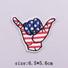 Нашивки в американском стиле, термонаклейки для одежды, вышитые нашивки с изображением белоголового орлана на одежде, наклейки на День независимости США