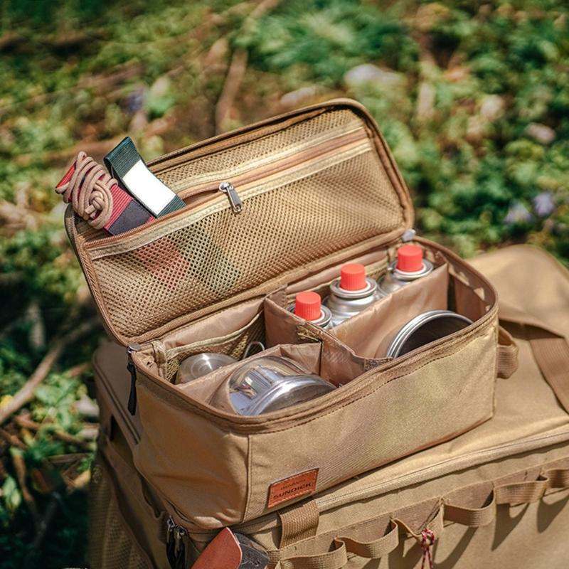 Cooking Utensils Carry Bag Camping Travel Storage Bag Picnic Hiking Lunch Bag Fishing Outdoor Cooking Kitchen Organizers