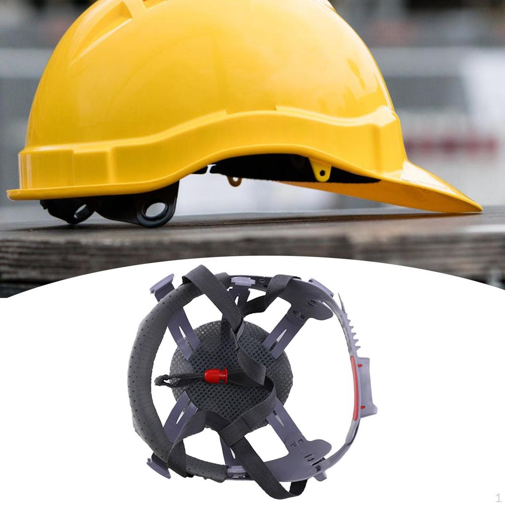 Helm-Innenpolster mit 6-Punkt-Gurt, Stoßdämpfend, Leicht, Schnell zu montierende Ersatzteile,