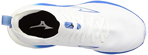 Mizuno Wave Neo Wind Running Shoes, Lightweight, Men's, White/Blue, Size 28.0 Cm, 2E, for Jogging, Marathons, Sports, and Training